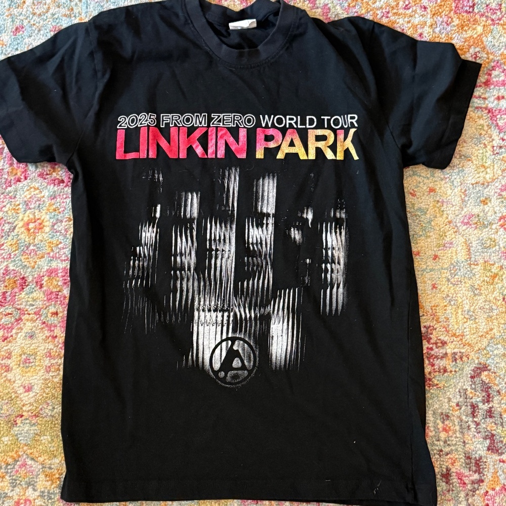 Linkin Park 2025 From Zero World Tour Black Concert Tee (M)